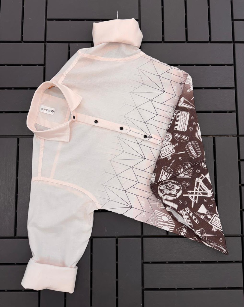 Men's Exclusive Cotton Fabric Printed Full Sleev Shirt